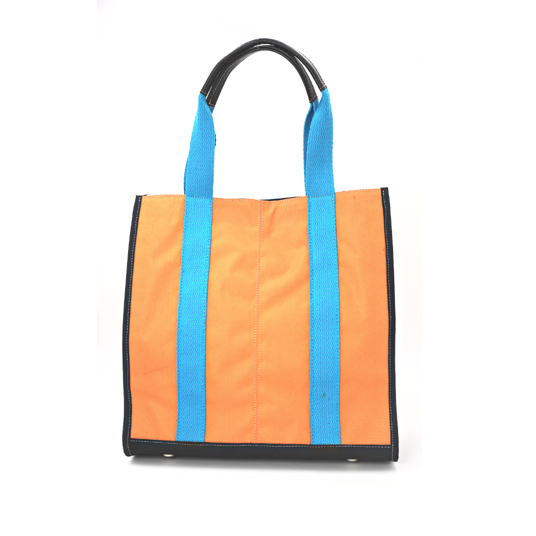 Tote Bag Clip Color Block Otoño
