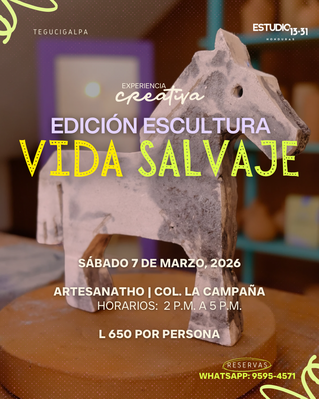 Experiencia Creativa edición Escultura: Vida Salvaje