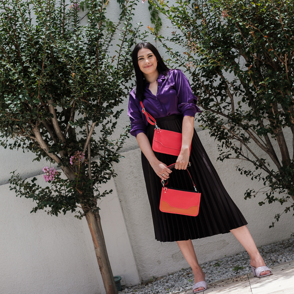 Clutch Flat Cuero Clásico