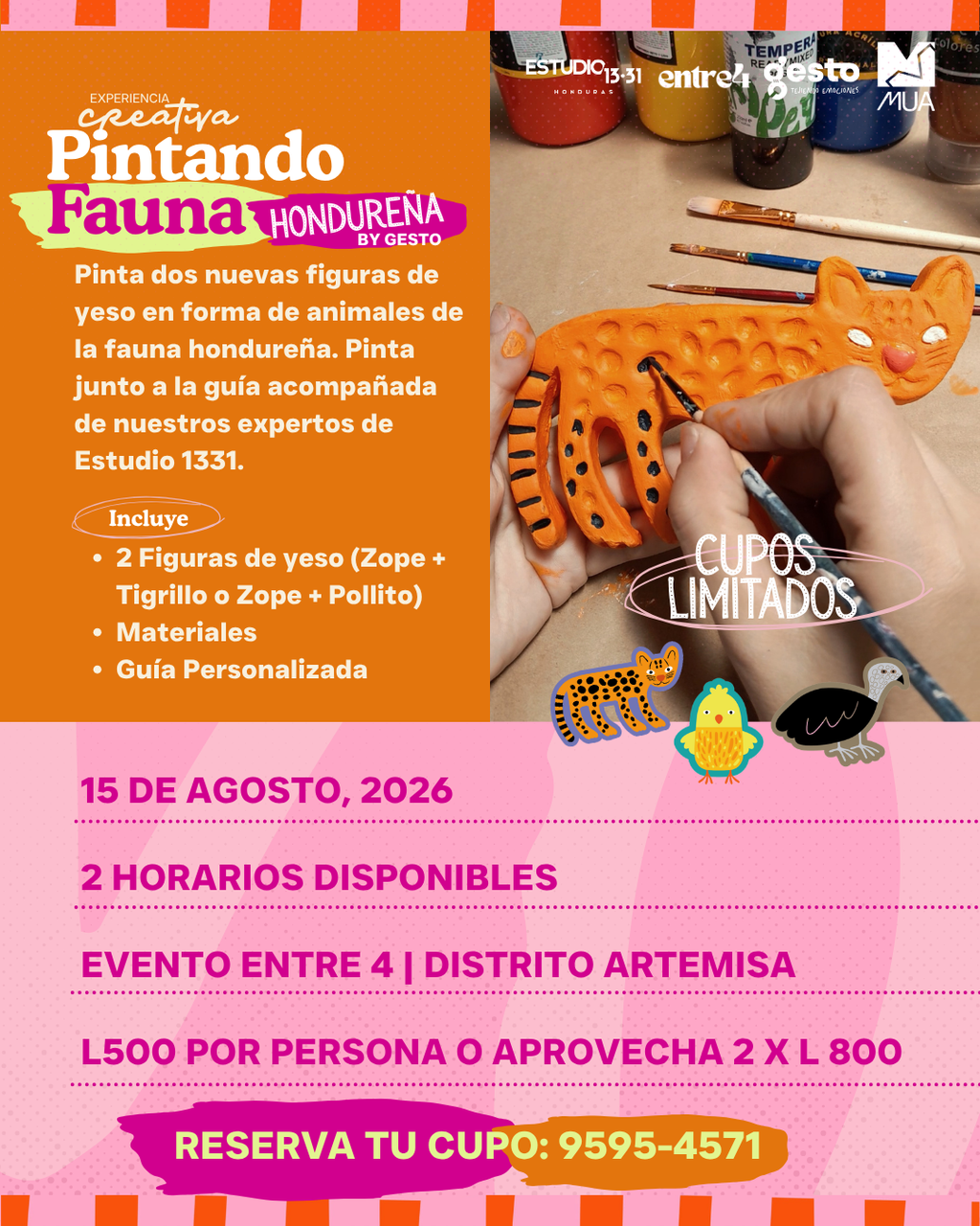 Experiencia Creativa: “Pintando Fauna Hondureña ”
