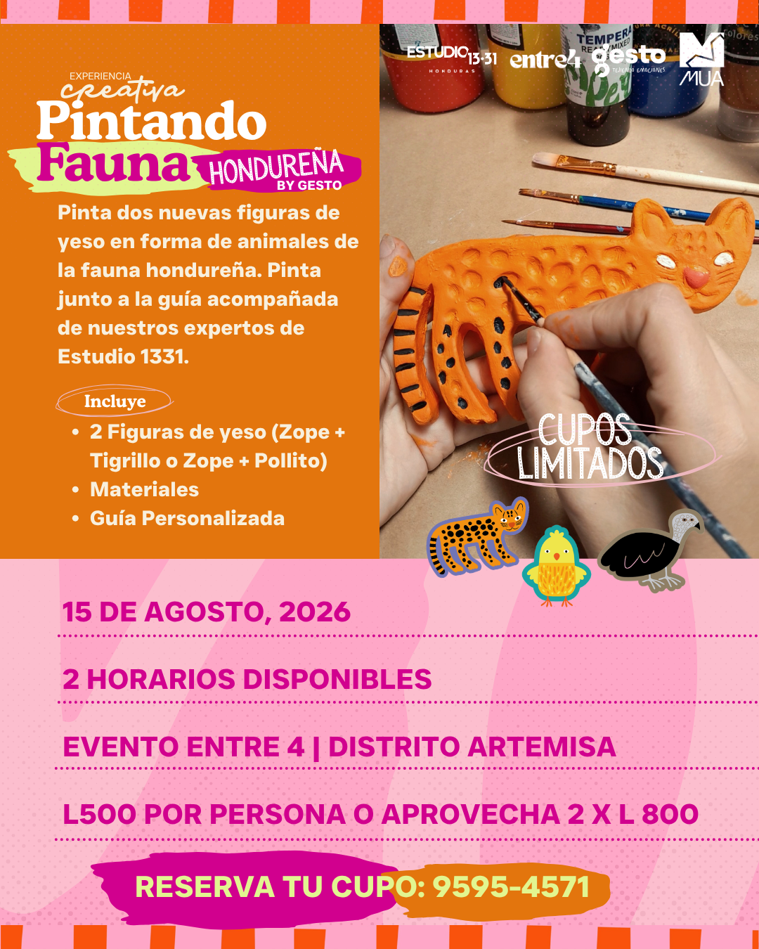 Experiencia Creativa: “Pintando Fauna Hondureña ”