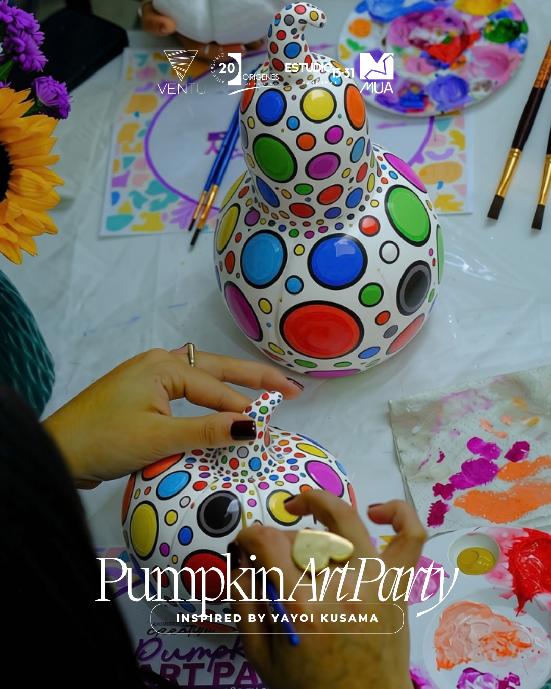 Experiencia Creativa: Pumpkin Art Party Ventu