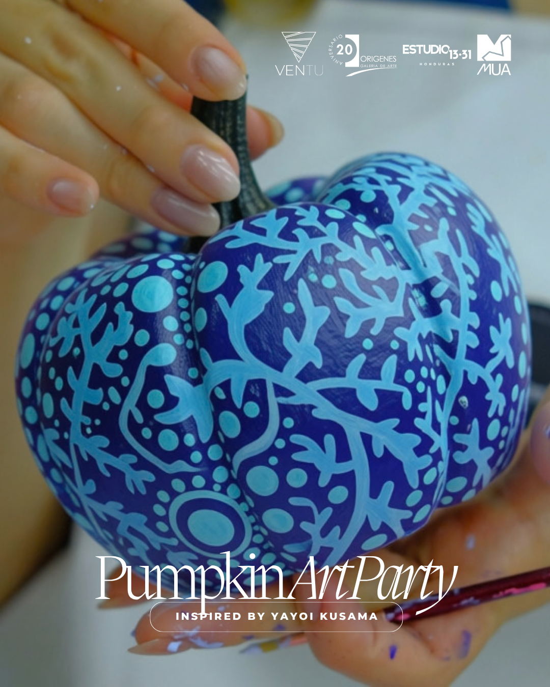 Experiencia Creativa: Pumpkin Art Party Ventu