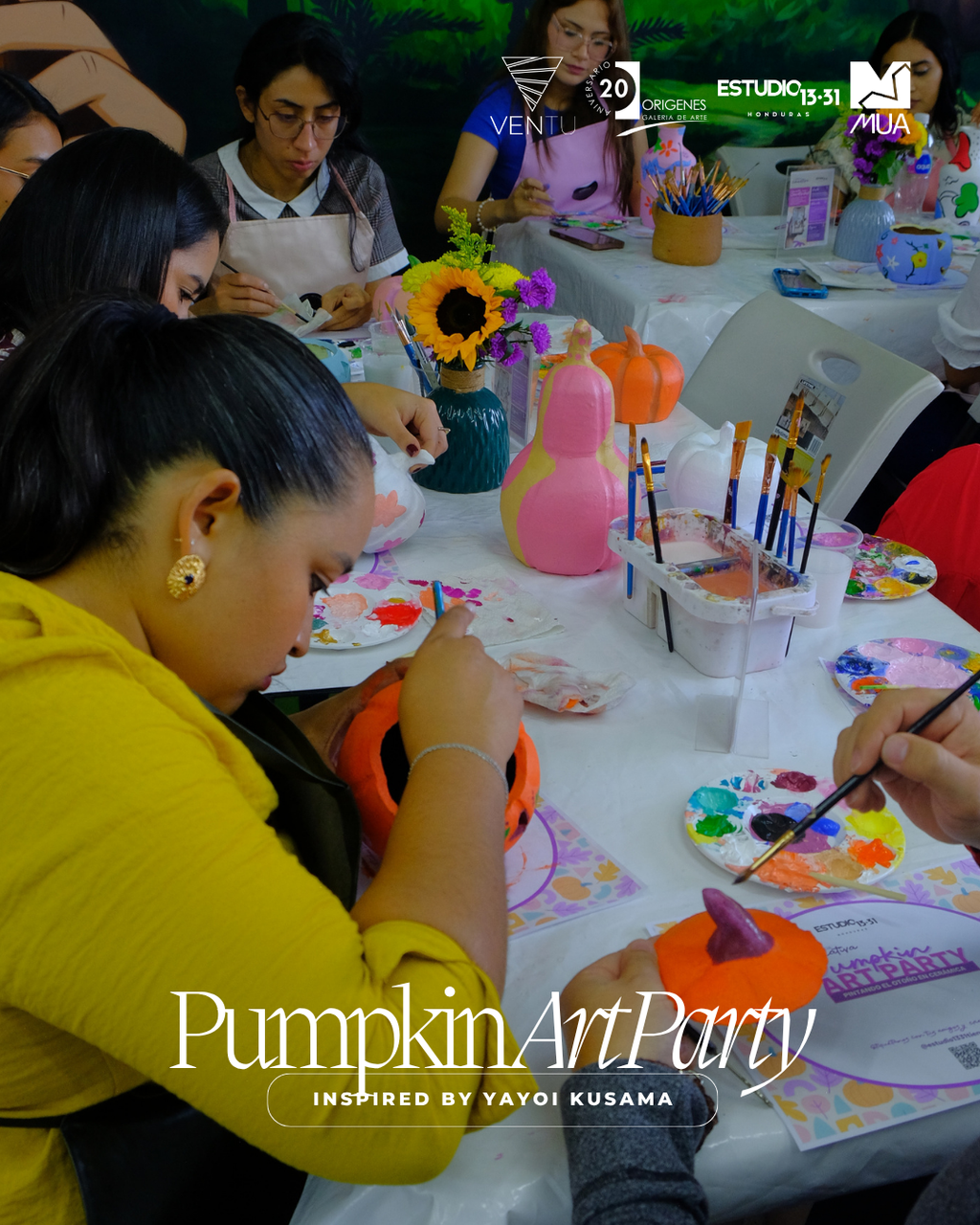 Experiencia Creativa: Pumpkin Art Party Ventu
