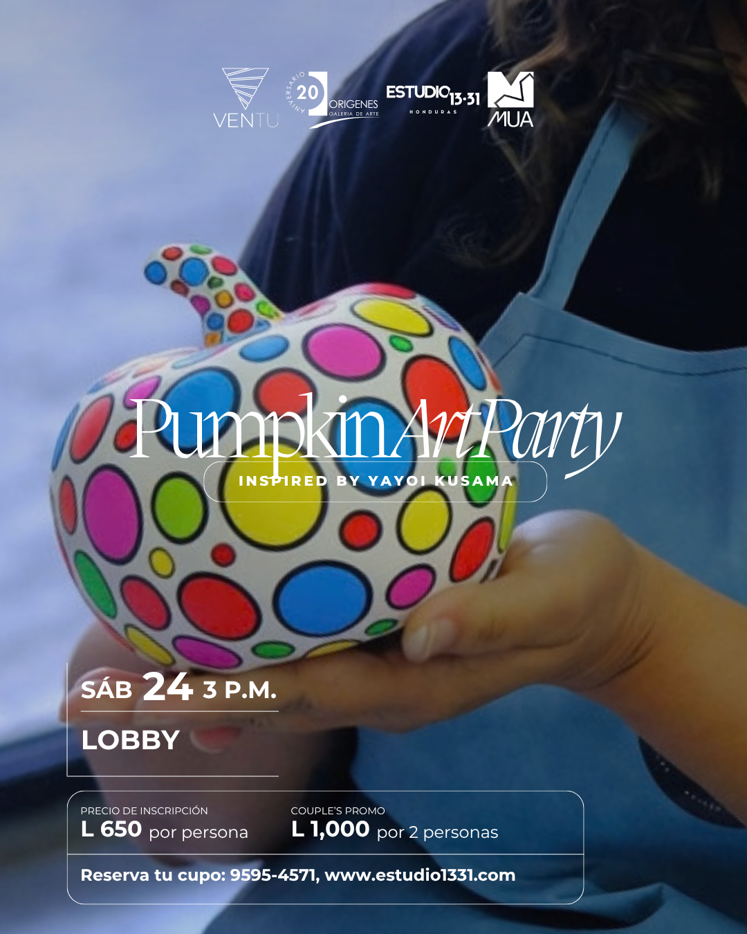 Experiencia Creativa: Pumpkin Art Party Ventu