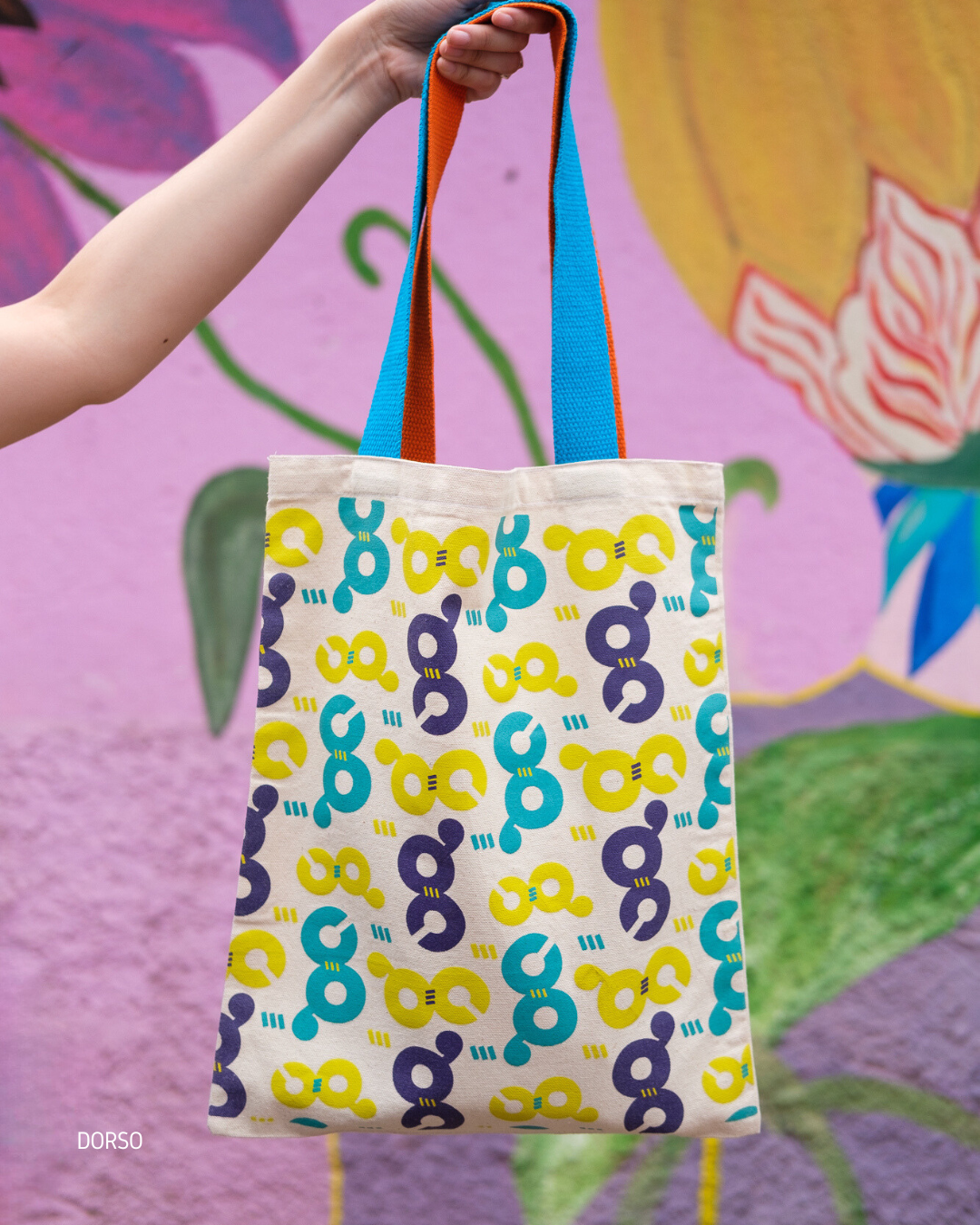 Tote Bag Gesto, con asa de algodón