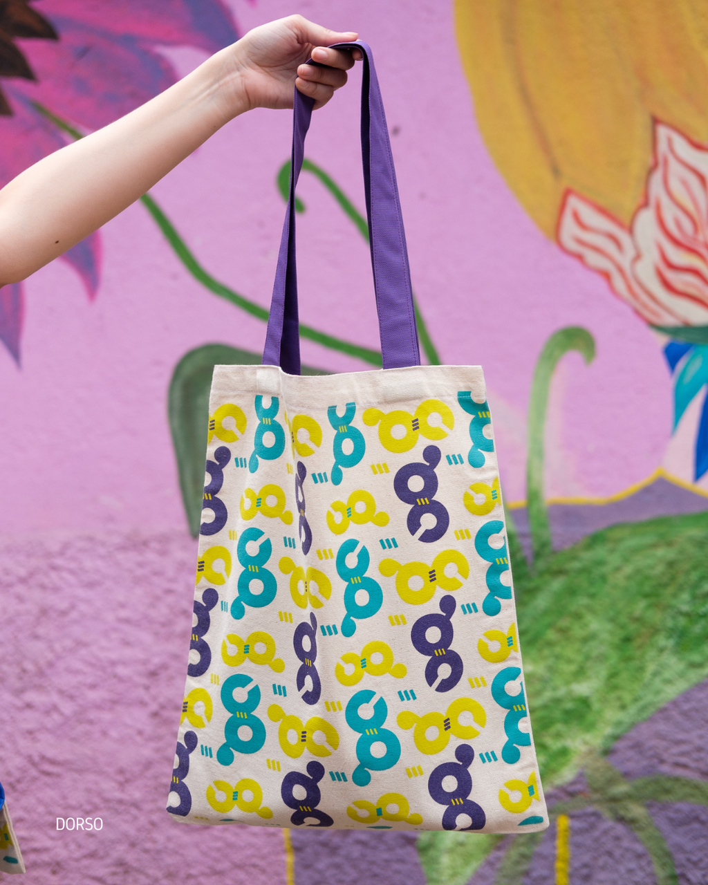 Tote Bag Gesto, con asa de algodón