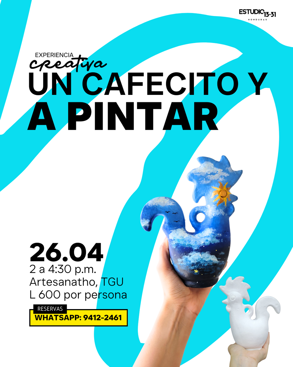 EXPERIENCIA CREATIVA  "Un cafecito y a pintar"