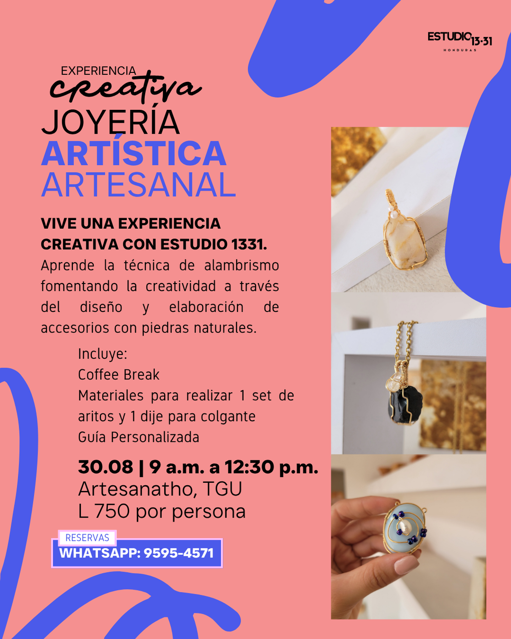 EXPERIENCIA CREATIVA: Joyería Artística Artesanal