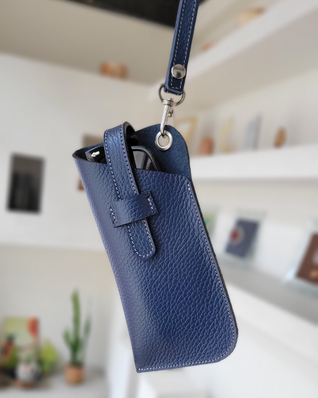 Porta Lentes de cuero