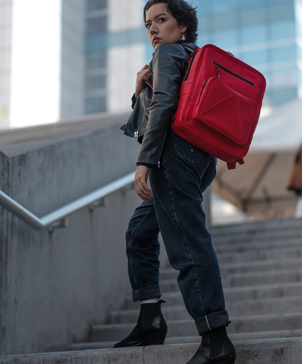 Mochila de cuero Estudio 1331