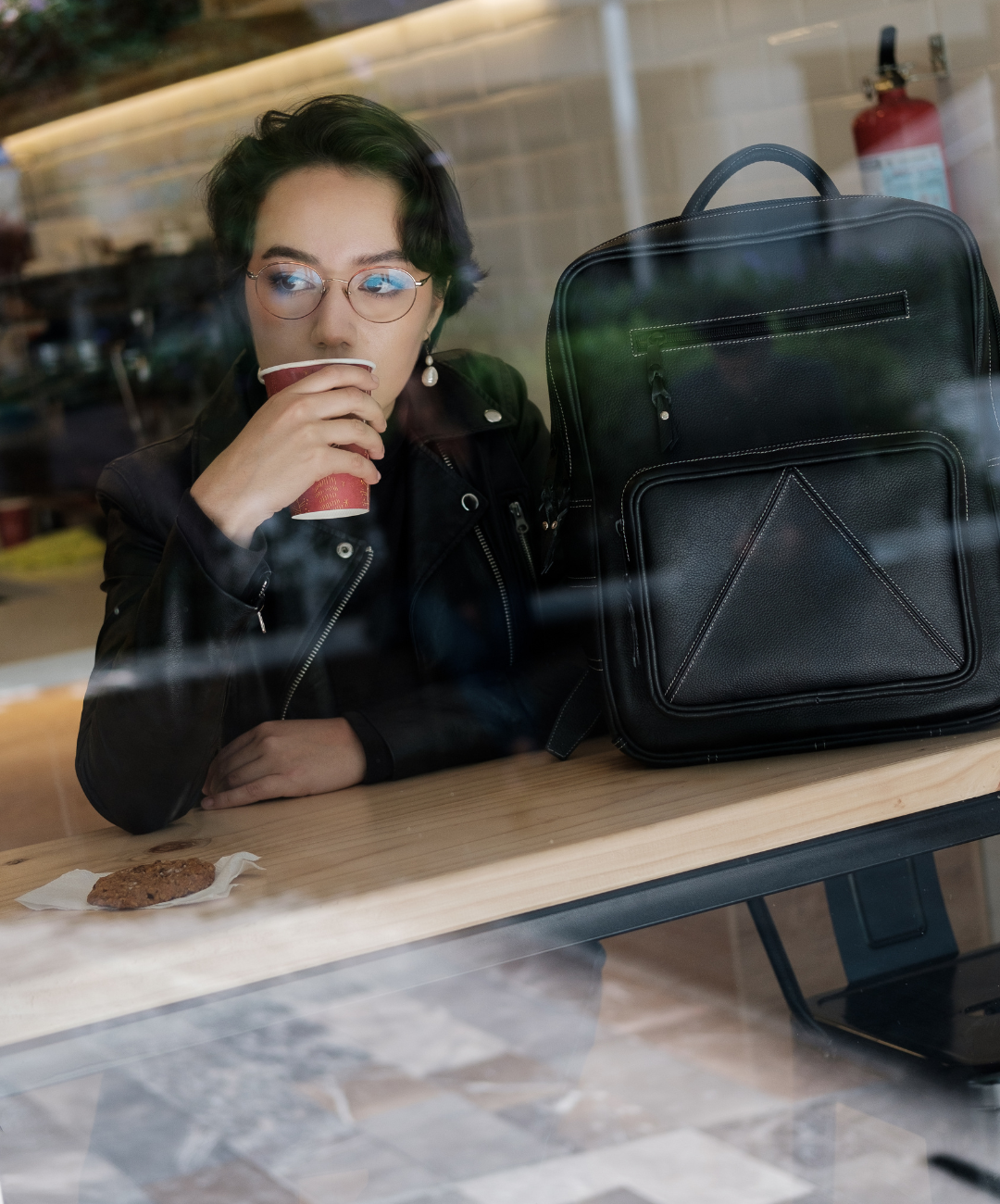 Mochila de cuero Estudio 1331