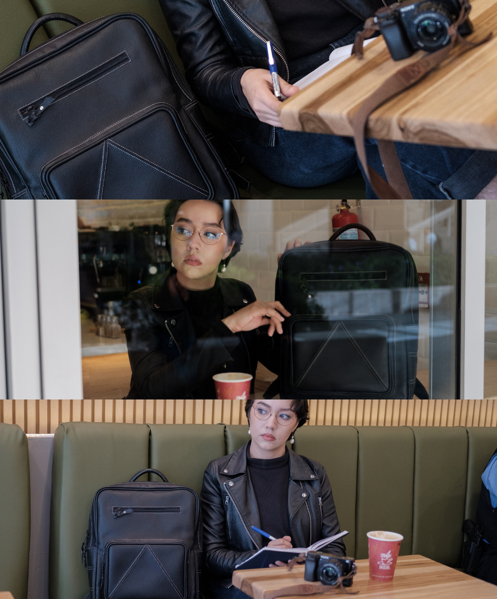 Mochila de cuero Estudio 1331