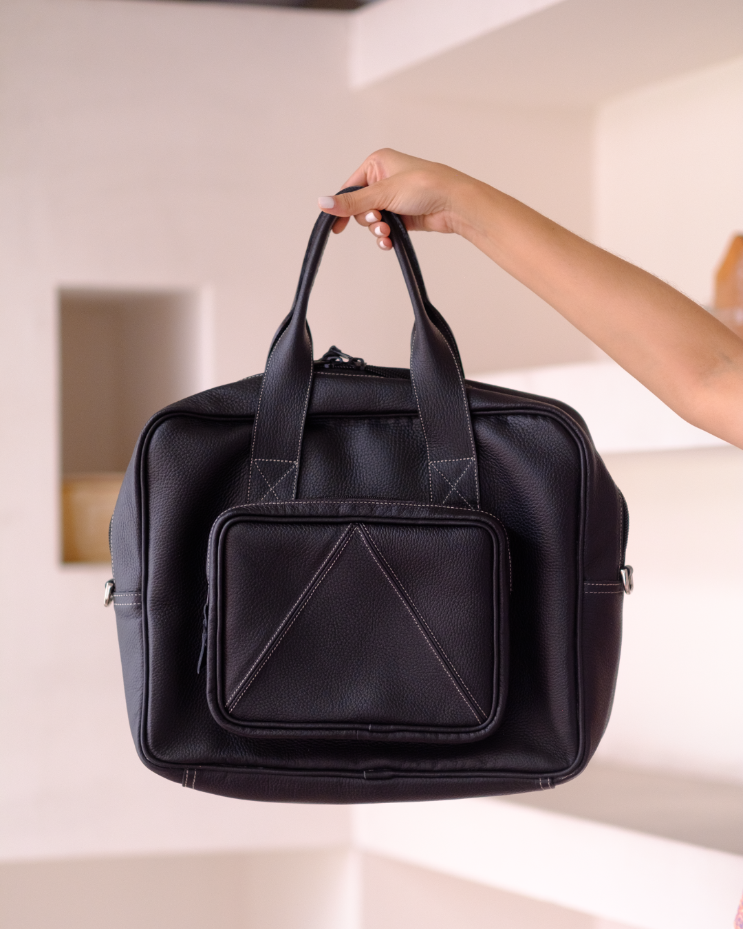 Maletín de cuero clásico