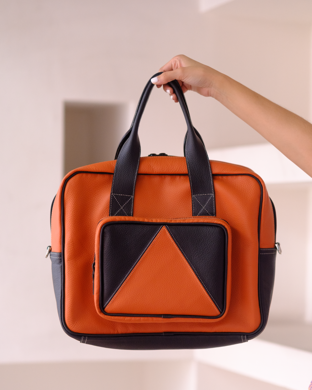 Maletín de cuero clásico