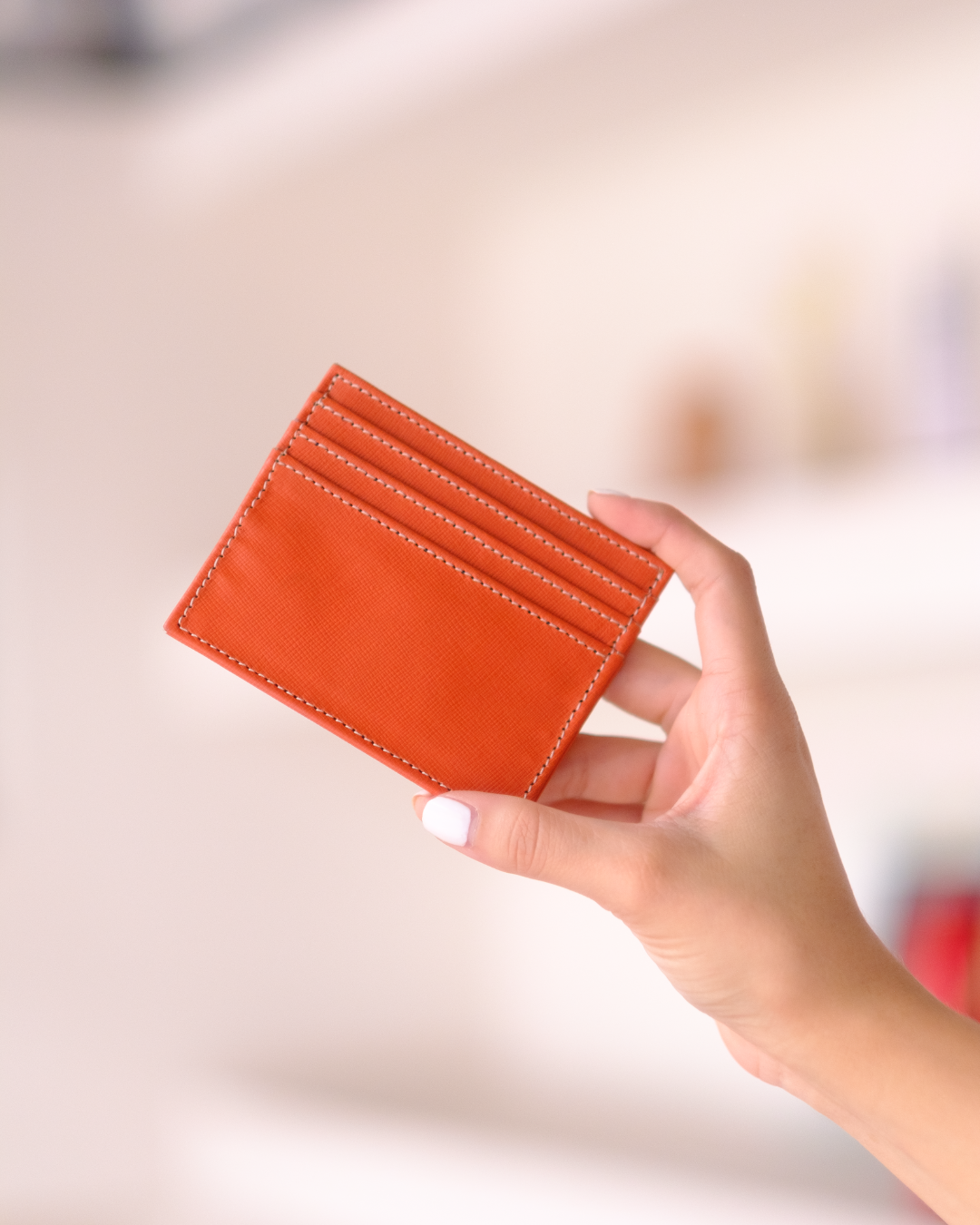 Tarjetero doble de Cuero Clásico