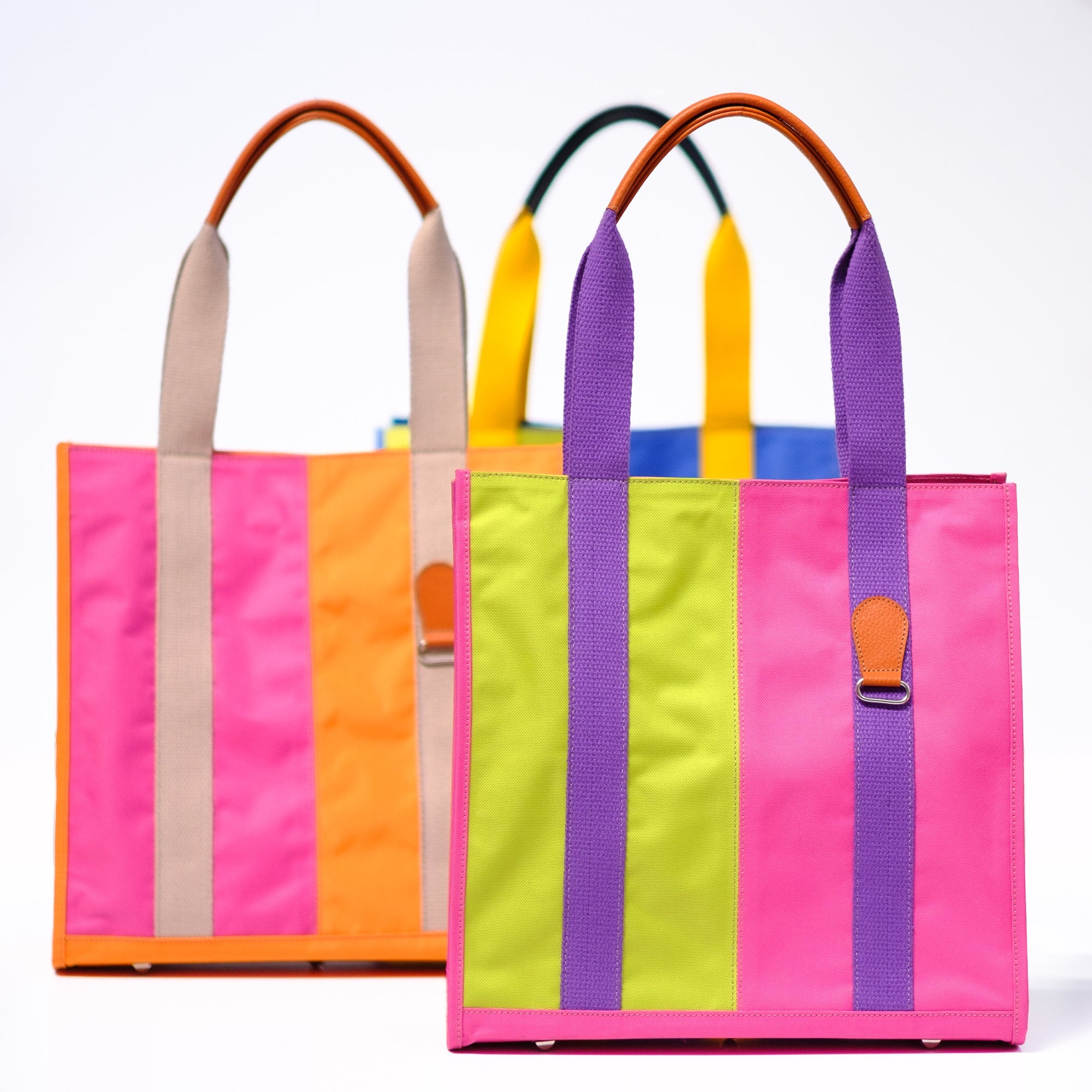 Tote Bag Clip Color Block Verano