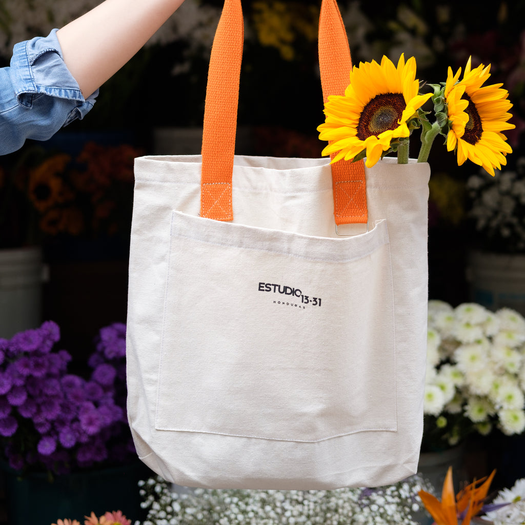 Tote Bag 1331 Natural, con asa de algodón