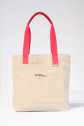 Tote Bag 1331 Natural, con detalles en cuero