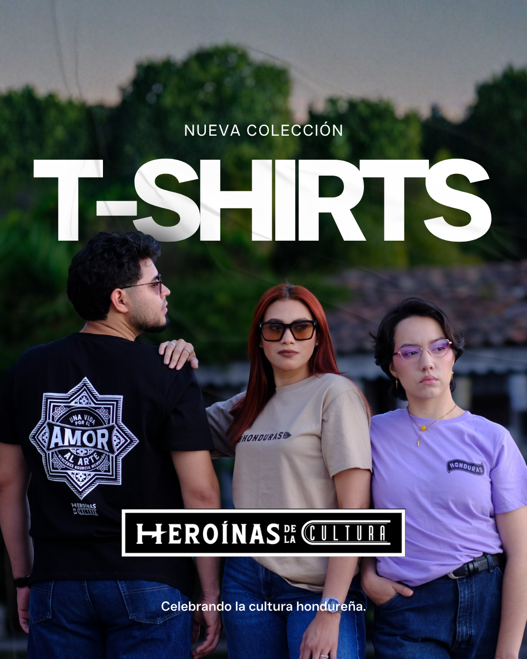 Camiseta “Heroínas de la Cultura” – Mercedes Agurcia, Una Vida por amor al Arte.