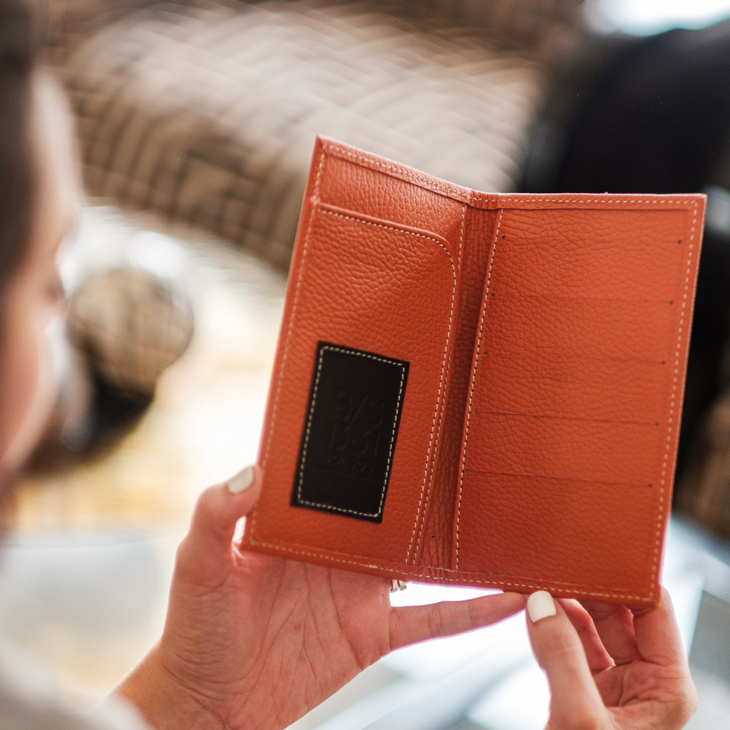 Pasaportera Clásico Cuero