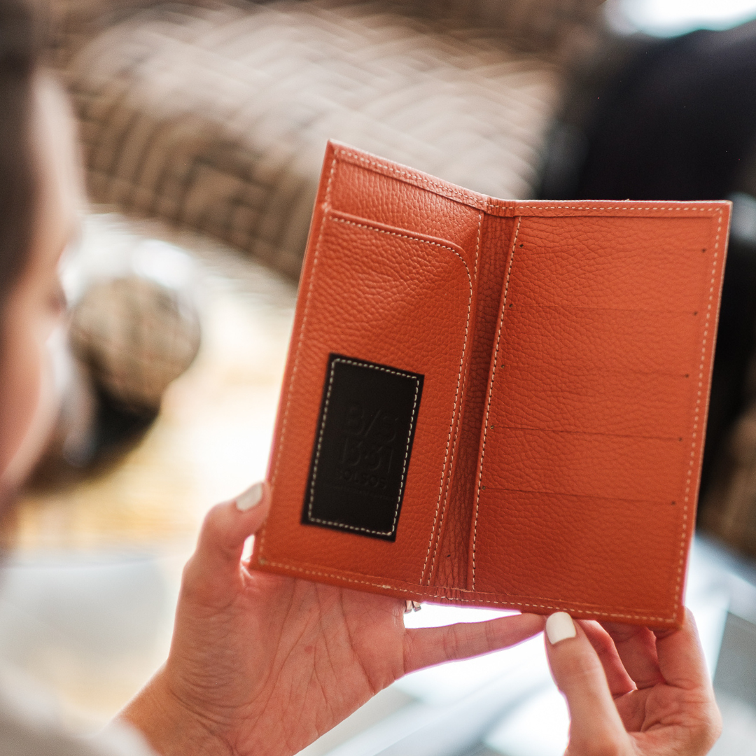 Pasaportera Clásico Cuero