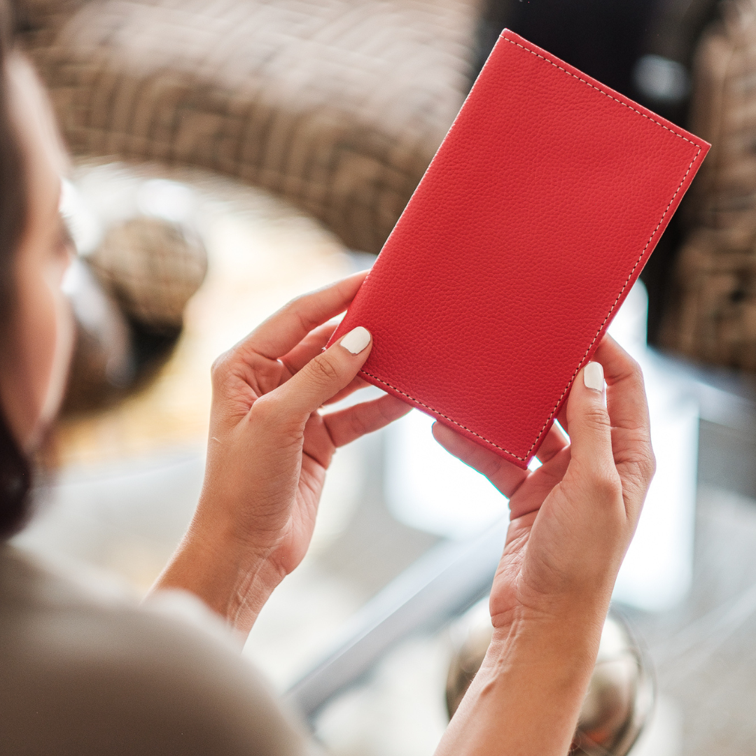 Pasaportera Clásico Cuero