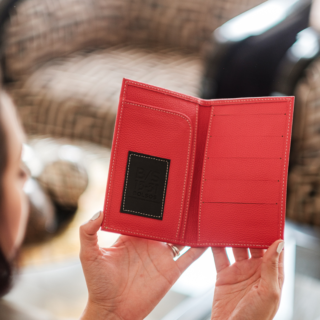 Pasaportera Clásico Cuero