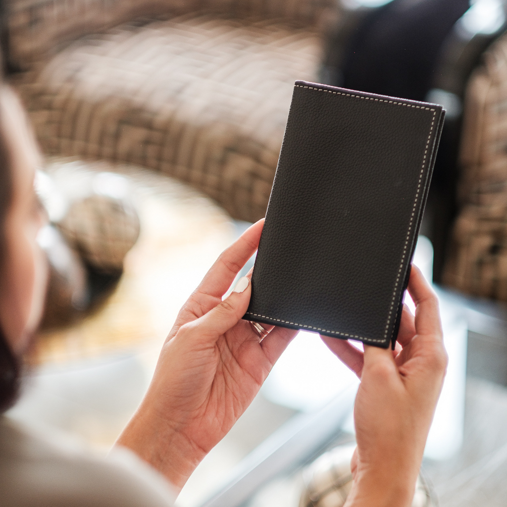 Pasaportera Clásico Cuero