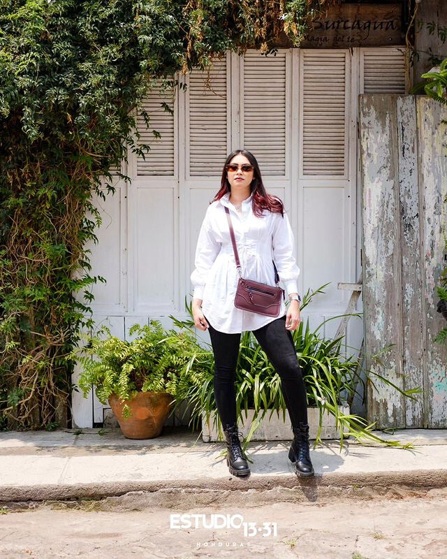 Clutch Flat Cuero Clásico