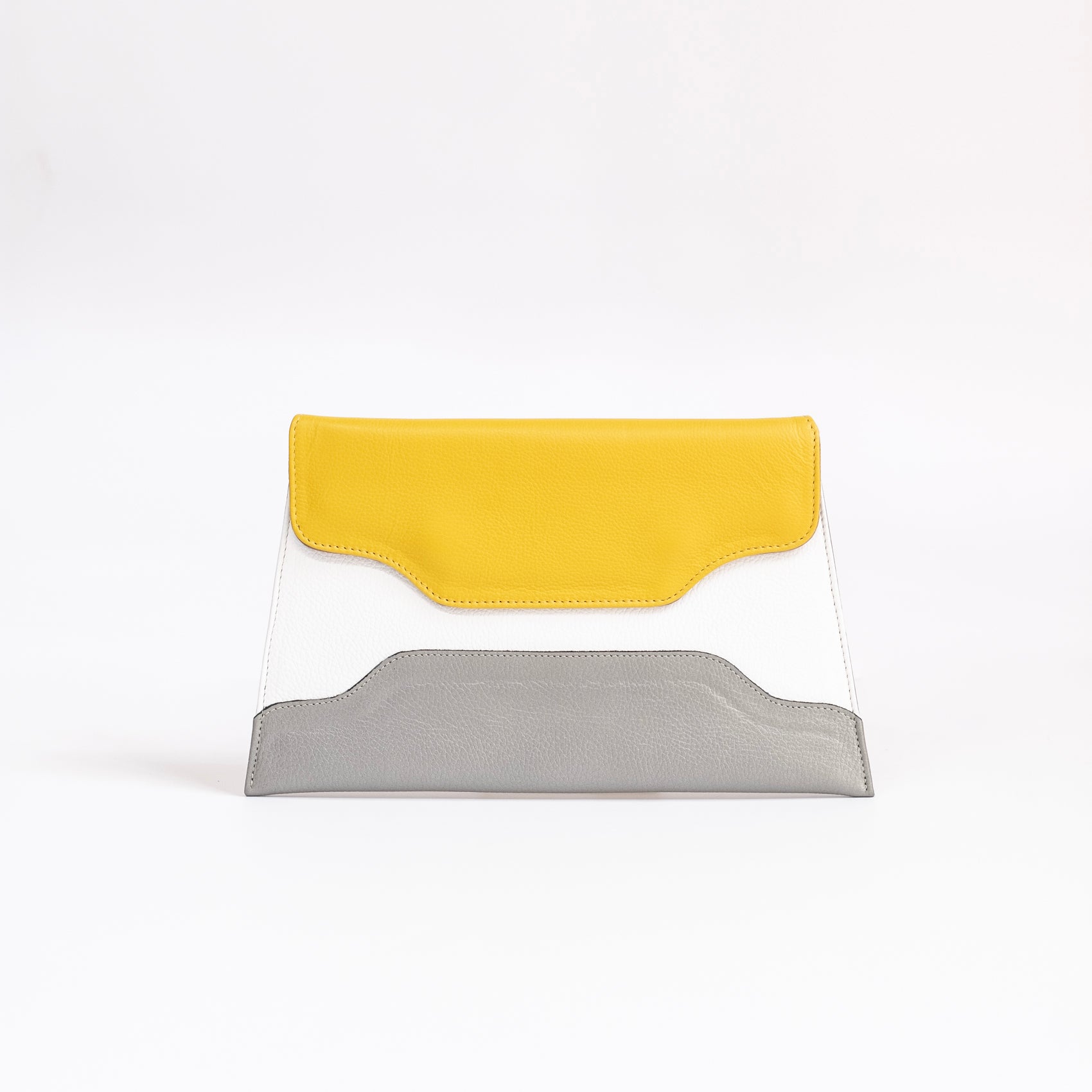 Clutch Trapecio Bi-color Capicua