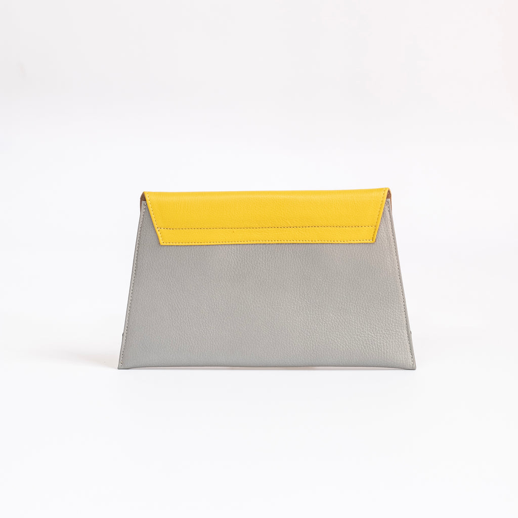 Clutch Trapecio Bi-color Capicua