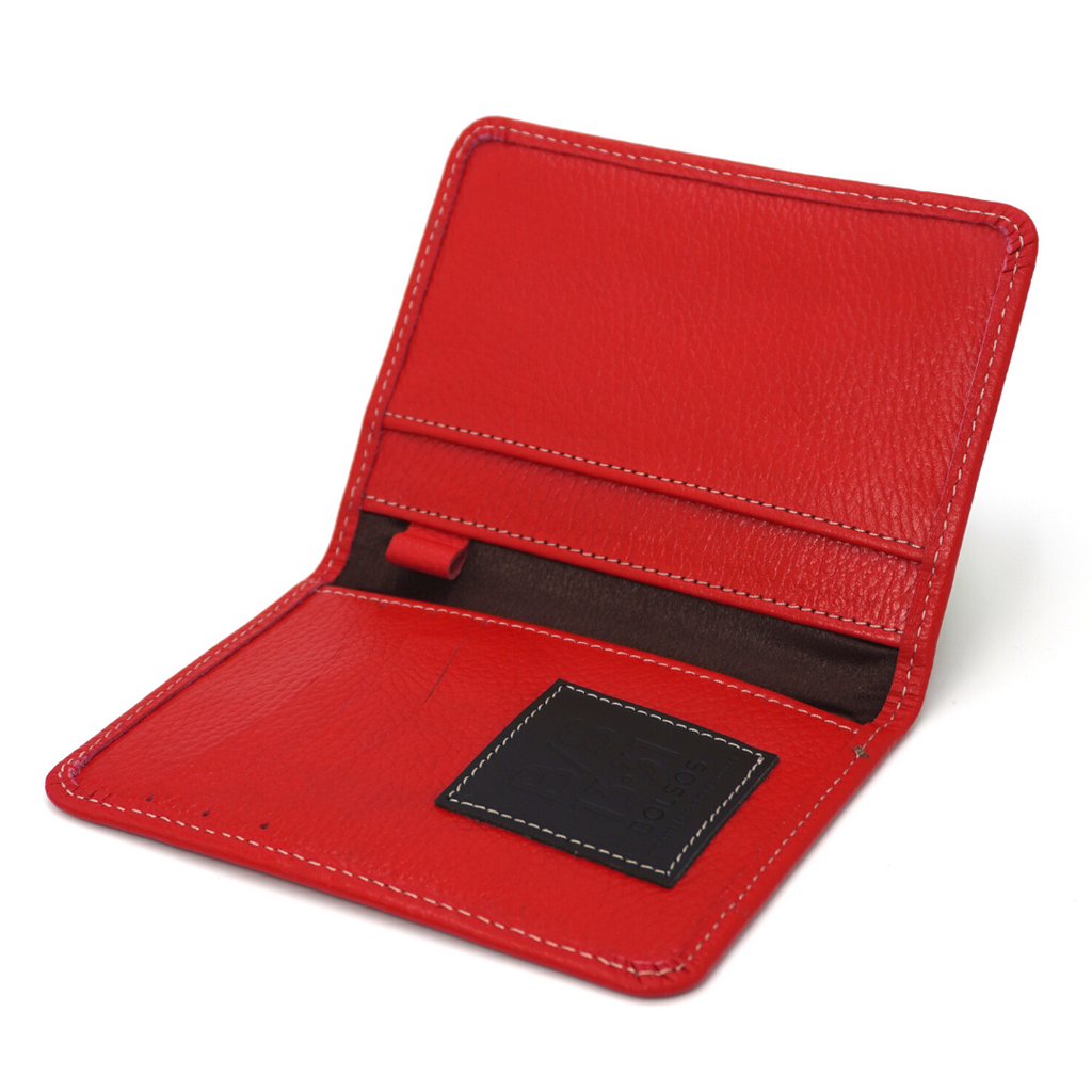 Pasaportera Midi Clásico Cuero