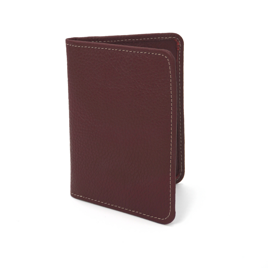 Pasaportera Midi Clásico Cuero