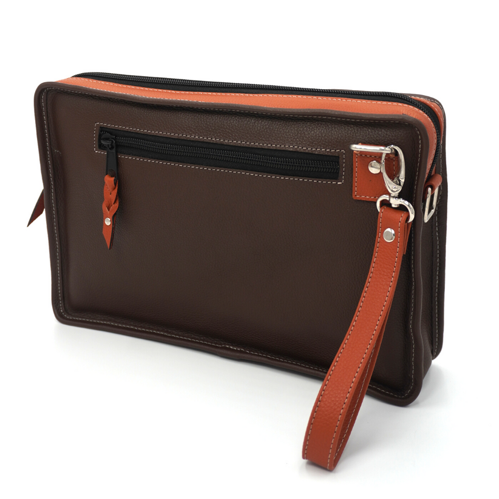 Porta Tablet clásico de cuero