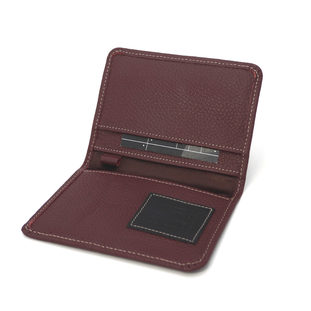 Pasaportera Midi Clásico Cuero