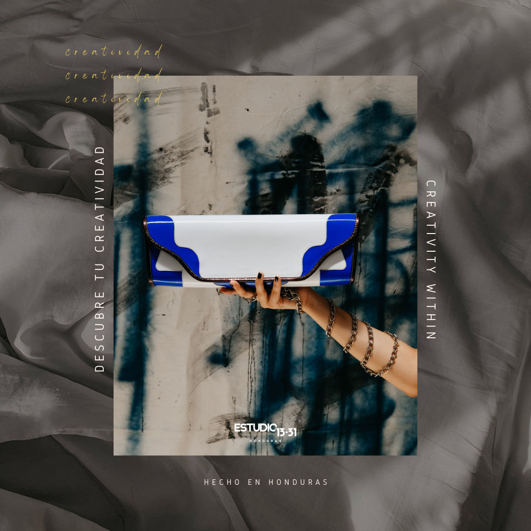 Clutch Baguette Charol Eco, Colección B/S Fragmenta