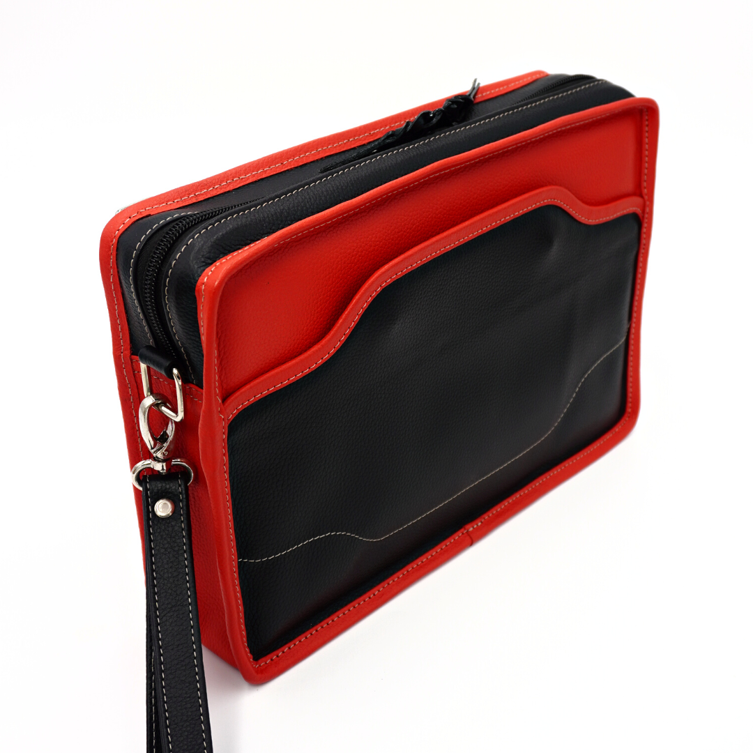 Porta Tablet clásico de cuero