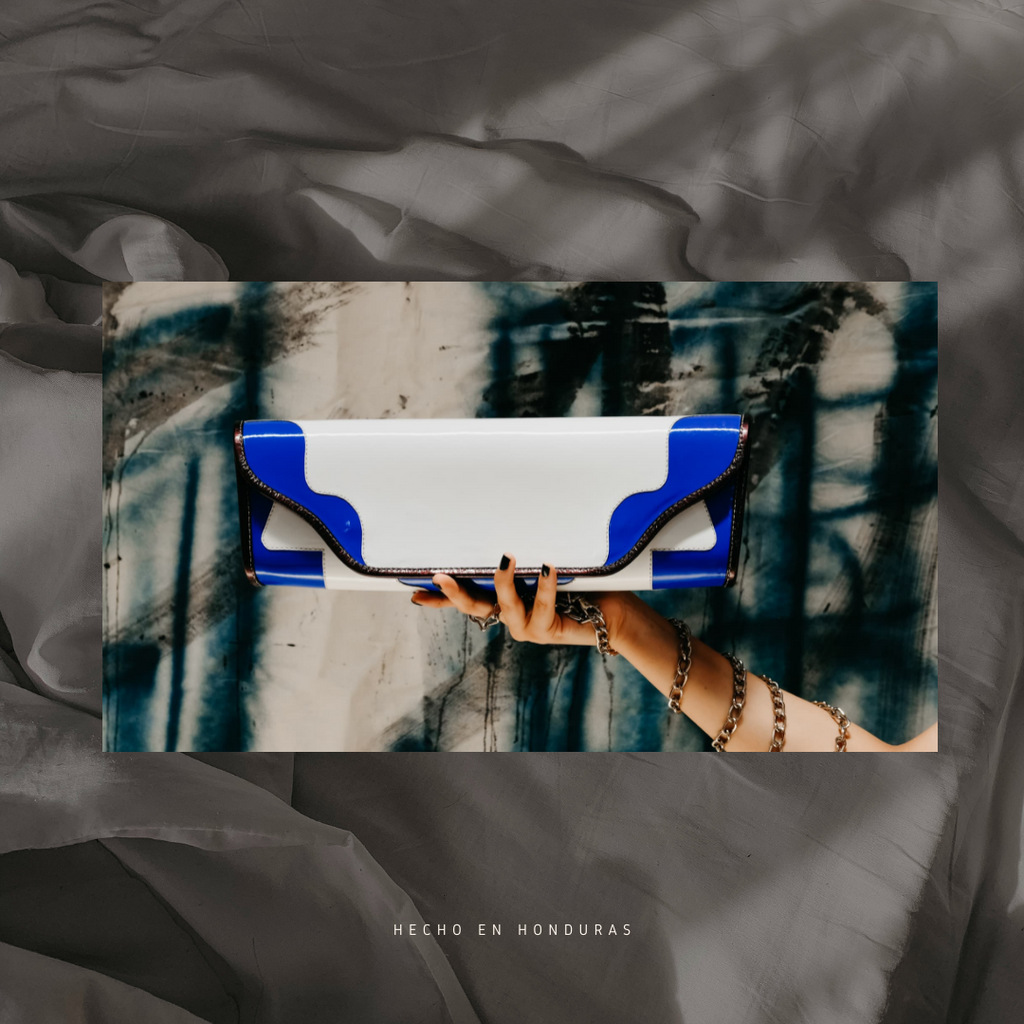 Clutch Baguette Charol Eco, Colección B/S Fragmenta