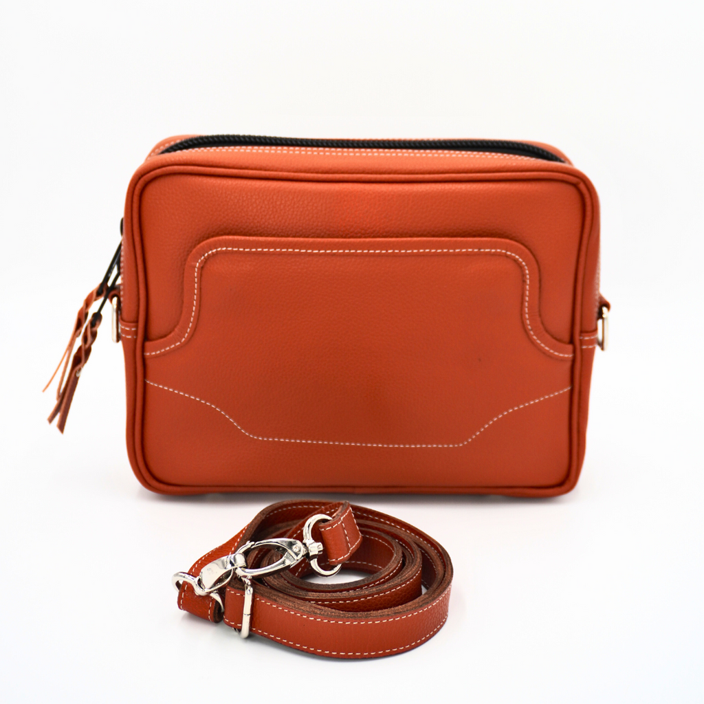 Maletín Crossbody Cuero Clásico