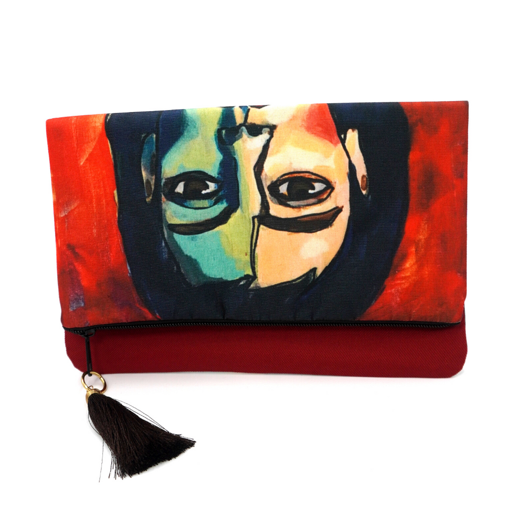 Cartera Clutch,  ARTE VIVO por ADAMARGA