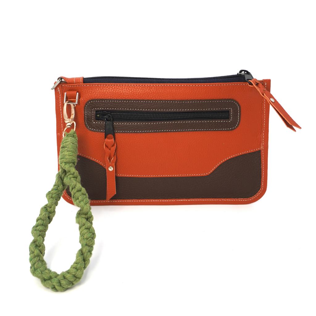 Clutch Flat Cuero Clásico  X  Alma al Desnudo