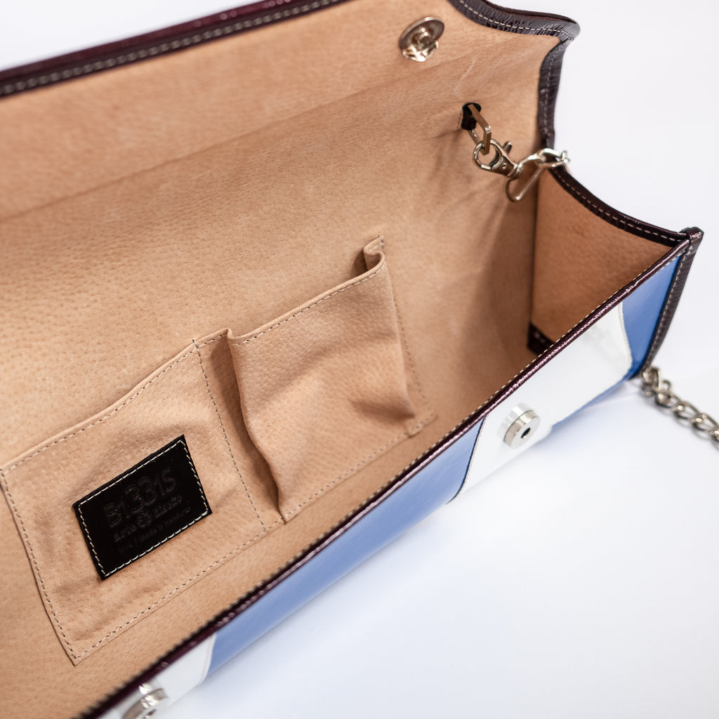 Clutch Baguette Charol Eco, Colección B/S Fragmenta