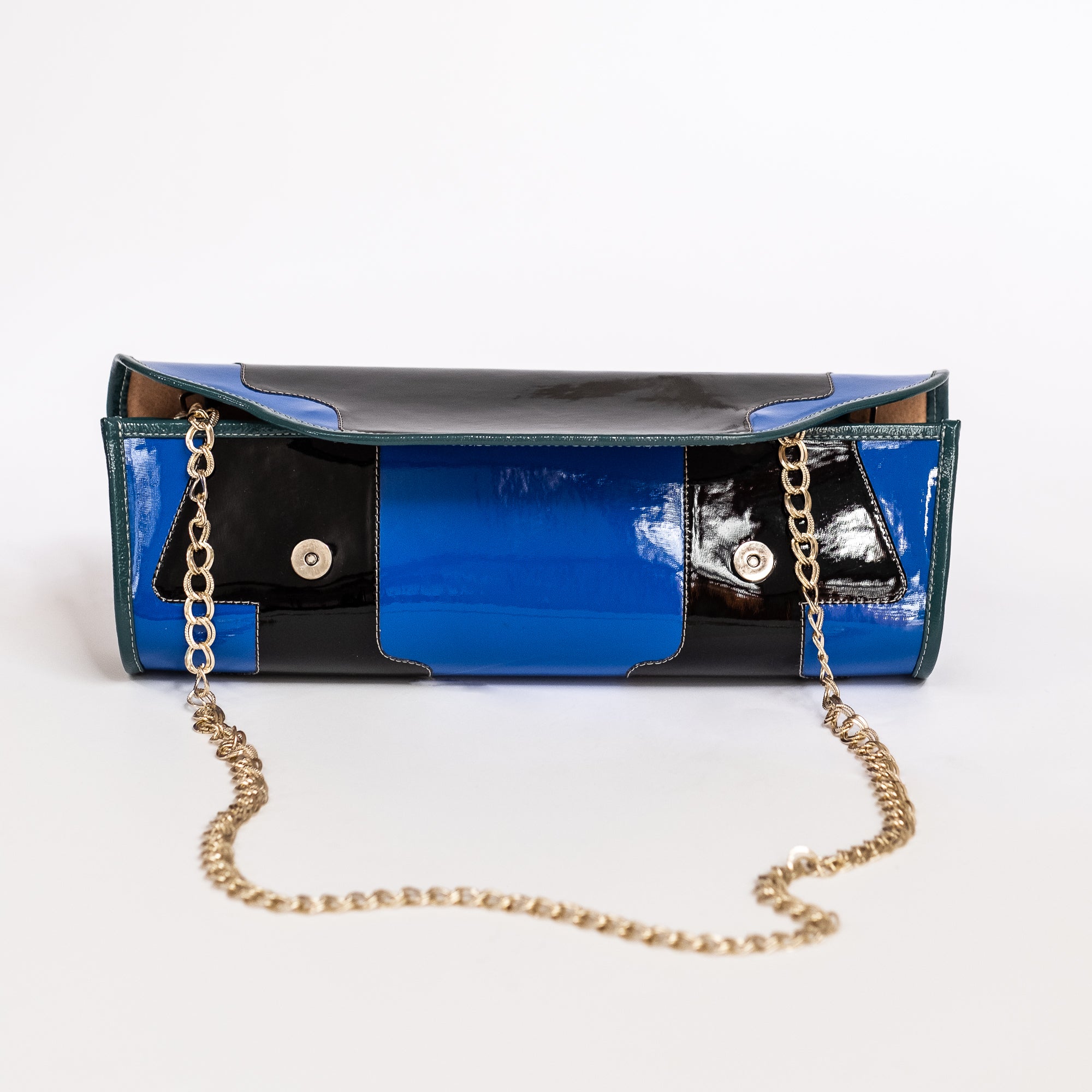 Clutch Baguette Charol Eco, Colección B/S Fragmenta