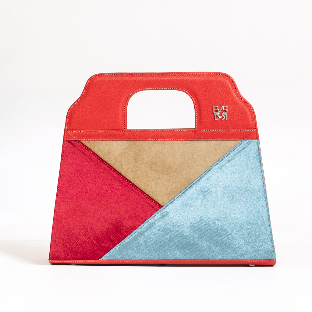 Maxi Clutch Fragmenta Tri-color