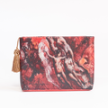 Clutch con arte de Armando Lara, SIGNOS DE ENLACE