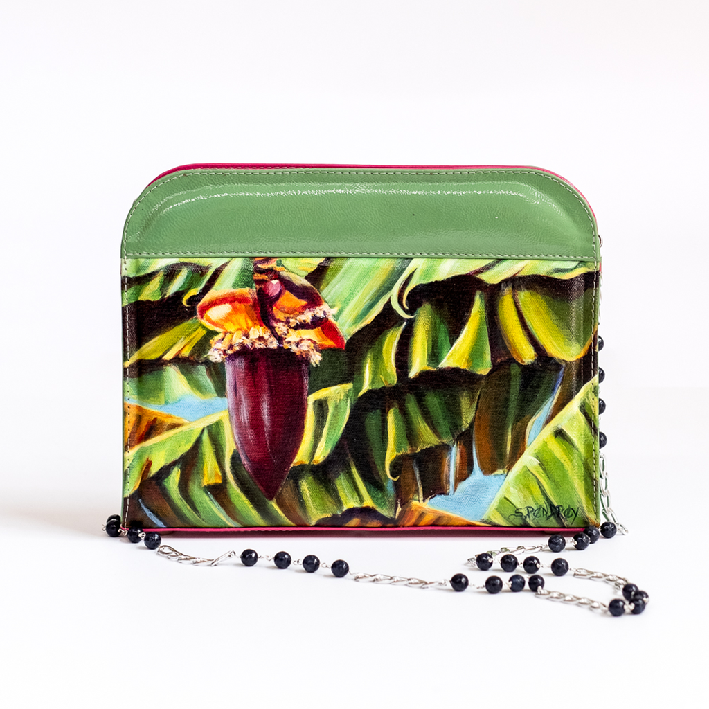 Clutch con Arte Tropical, Artista Sandra Pendrey