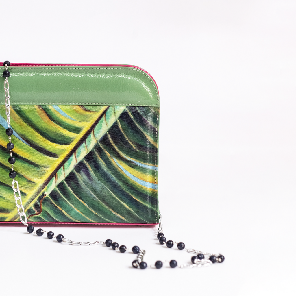 Clutch con Arte Tropical, Artista Sandra Pendrey