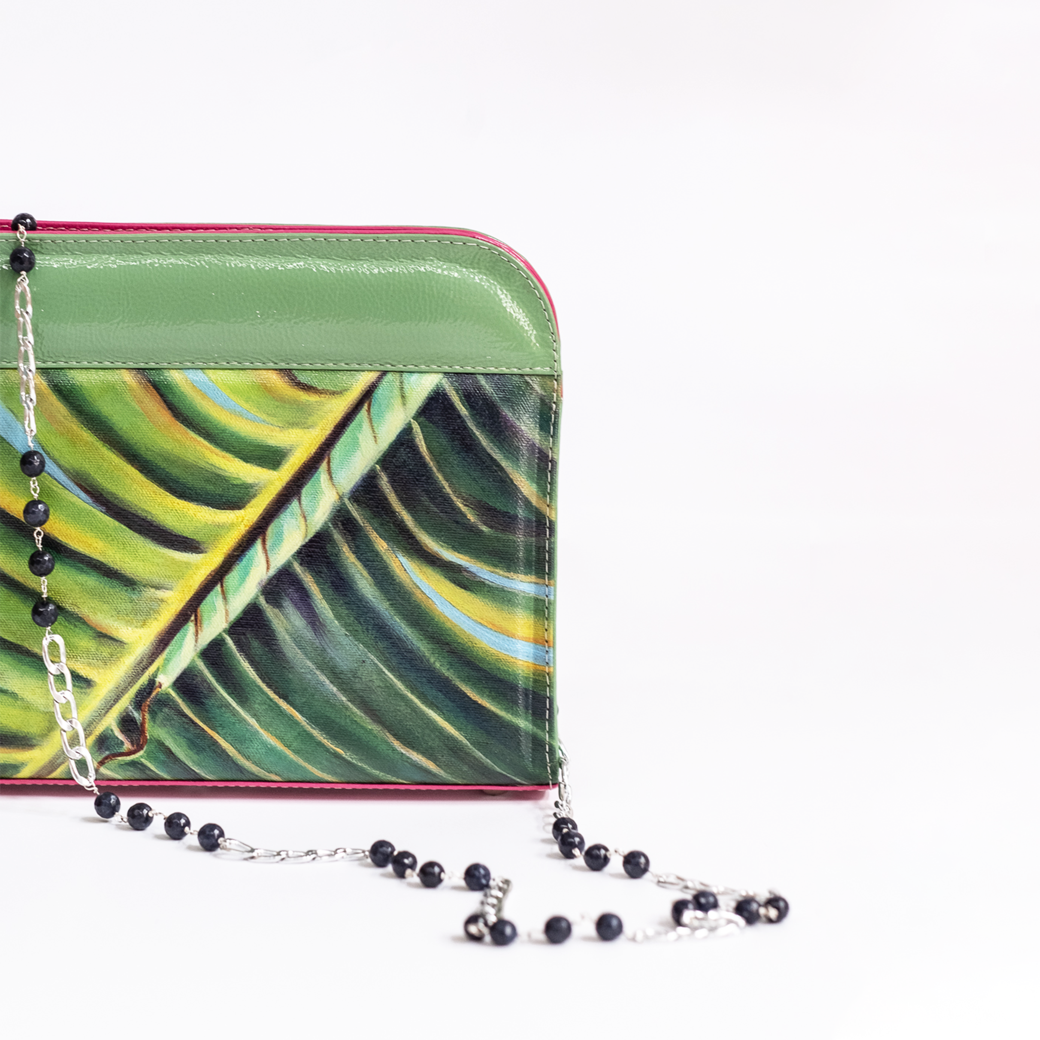 Clutch con Arte Tropical, Artista Sandra Pendrey