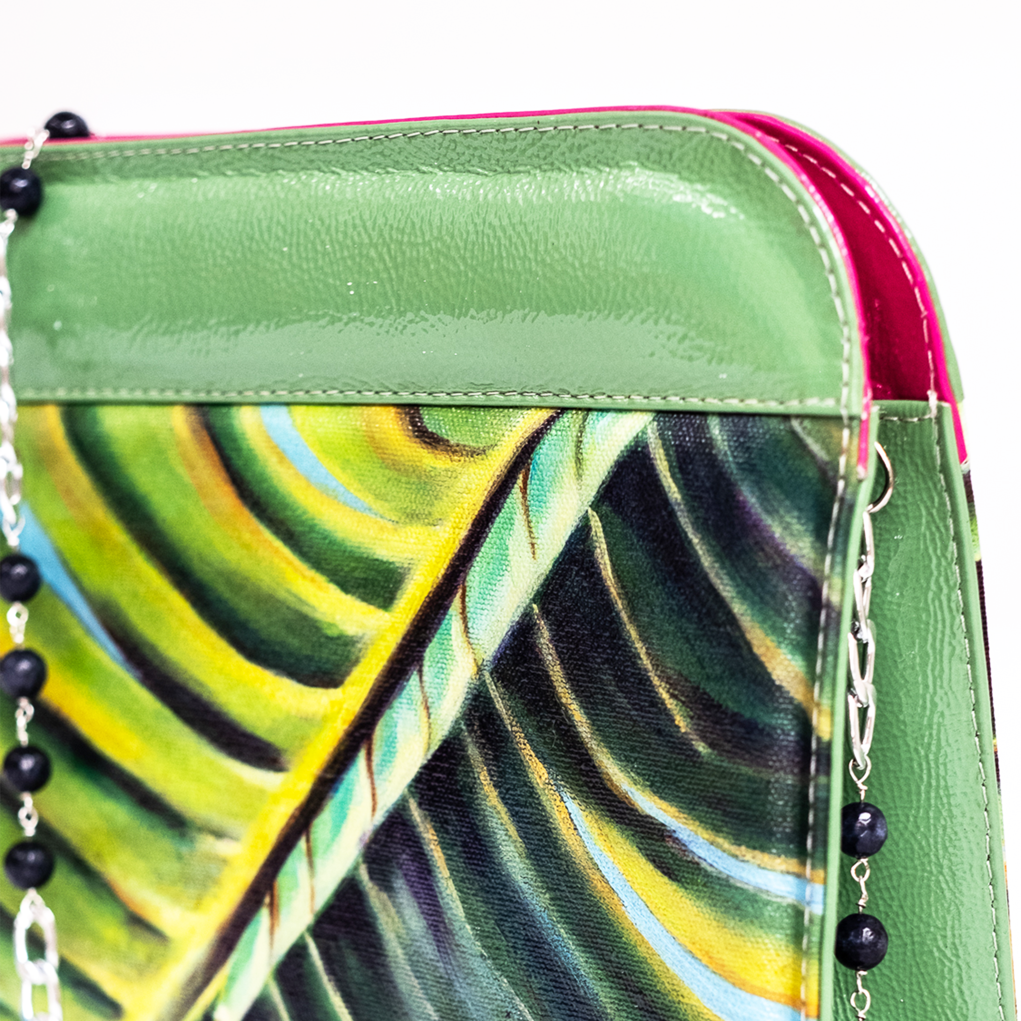 Clutch con Arte Tropical, Artista Sandra Pendrey